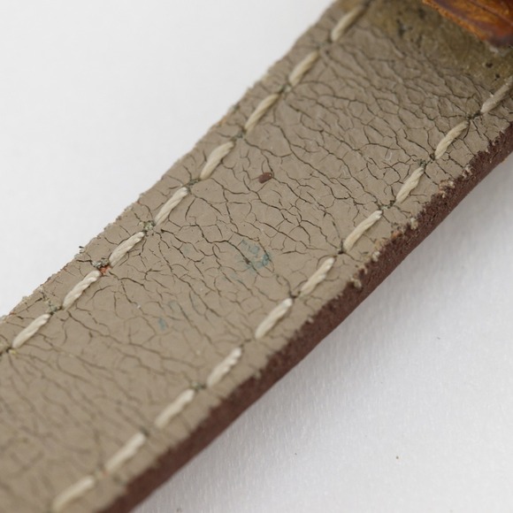 Fendi Women's 640L Gold-Plated Quartz Watch with Analog Display and Silver Dial - Picture 10 of 11